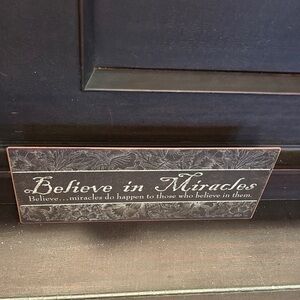 Inspirational Wall Sign with Quote